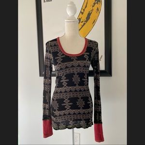 Anthro Scrapbook Lightweight Thermal Top